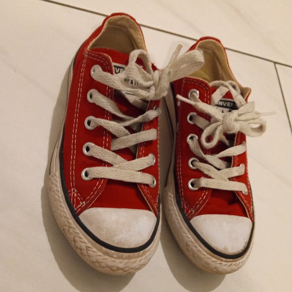 Red Converse Toddler Size 11